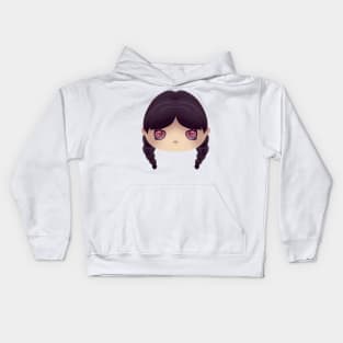 Cute Chibi Wednesday Kids Hoodie